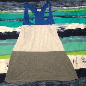 VS Pink tri color Tank top. Size Large.